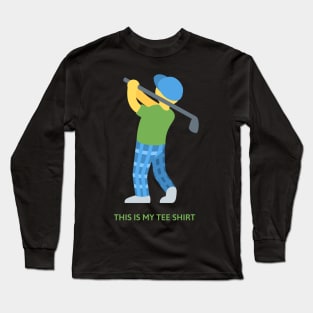 Young Golf Enthusiasts: Swinging into Youthful Passion Long Sleeve T-Shirt